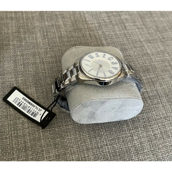 NWT Just Cavalli Silver Toned Watch JC1L008M0065 main image 6